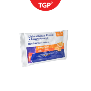 BACTIDOL Dichlorobenzyl Alcohol + Amylmetacresol + Vitamin C Lozenges Orange Flavor 8Lozenges - Image 2