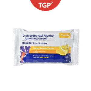 BACTIDOL Dichlorobenzyl Alcohol + Amylmetacresol Lozenges Honey & Lemon Flavor 16Lozenges - Image 1