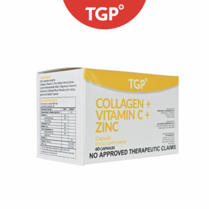 TGP Collagen + Vitamin C + Zinc Capsule - 400mg/100mg/4mg - 10pcs - Image 2