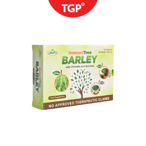 IMMUNITREE Barley Chlorophyll + Spirulina Capsule - 500mg - 10pcs - Image 2