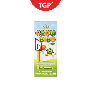 GROWBIBO CGF + Omega‑3 + Malunggay + Taurine + Lysine + Zinc Syrup - 120ml