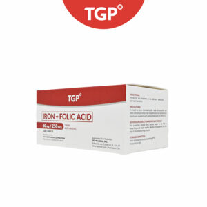 TGP Iron + Folic Tablet 60mg/250mcg - 10pcs - Image 2