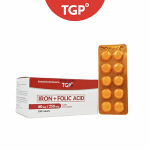 TGP Iron + Folic Acid Tablet - 60mg/250mcg-10pcs