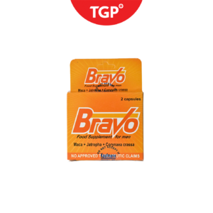 BRAVO Maca + Jathra (Jathropa) + Corynanthe crassa Food Supplement Capsule - 10pcs