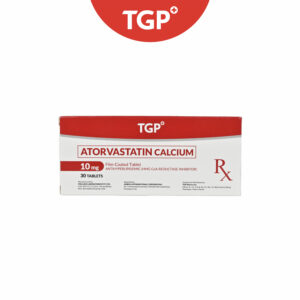 Rx: TGP Atorvastatin Calcium Film‑Coated Tablet - 10mg - Image 1