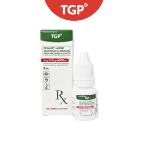 Rx: TGP Polymyxin B + Neomycin + Dexamethasone Ophthalmic / Otic Drops 1.25mg/3.5mg/1mg - 5ml - Image 3