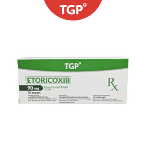 Rx: TGP Etoricoxib Film‑Coated Tablet  - 90mg - One Tablet - Image 1