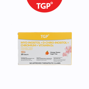 TGP Myo‑Inositol + D‑Chiro‑Inositol + Vitamin D2 Chewable Tablet - 10pcs - Image 4