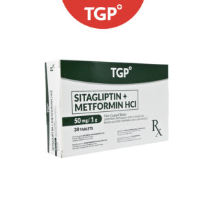 Rx : TGP Sitagliptin + Metformin Film‑Coated Tablet - 50mg/1g - 1 Tablet Only - Image 2