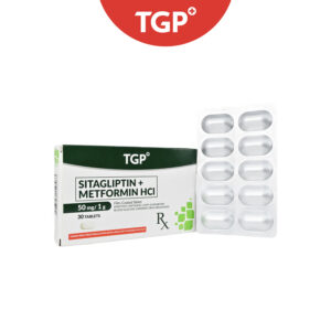 Rx : TGP Sitagliptin + Metformin Film‑Coated Tablet - 50mg/1g - 1 Tablet Only - Image 3