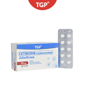 ALLERERASE Cetirizine Hydrochloride Tablet - 10mg-10pcs - Image 1