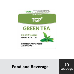 TGP Green Tea Bag 20g - 10pcs - Image 1