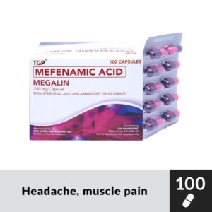 MEGALIN Mefenamic Acid Capsule - 250mg - 100pcs