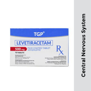 Rx: TGP Levetiracetam Film‑Coated Tablet - 500mg - 1 Tablet Only - Image 2