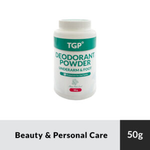 TGP 2‑in‑1 Underarm & Foot Deo Powder - 50g - Image 1