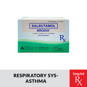 Rx: BRODIX Salbutamol Nebule - 1mg per ml