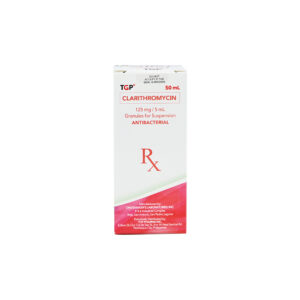 Rx: TGP Clarithromycin Granules for Suspension 125 mg - 5ml/50ml - Image 2