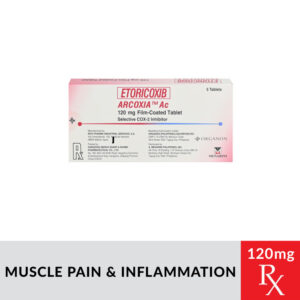 Rx: ARCOXIA Etoricoxib Film‑Coated Tablet - 120mg