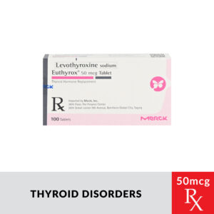 Rx: EUTHYROX Levothyroxine Sodium Tablet  - 50mcg
