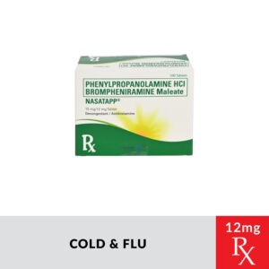 Rx: NASATAPP Phenylpropanolamine + Brompheniramine Tablet  - 15mg/12mg