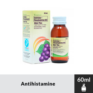 Rx: ALNIX PLUS Cetirizine plus Phenylephrine Syrup 5mg per  - 5ml/60ml