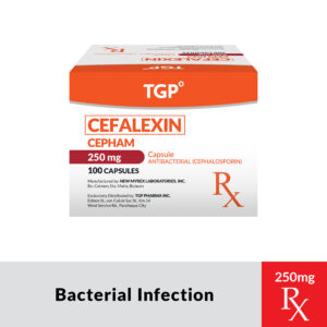 Rx: CEPHAM Cefalexin Capsule - 250mg - Image 1