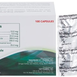 Rx: TGPHER Vit B‑Complex + Lysine + Iron + Buclizine Capsule
