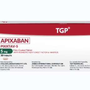 Rx: PIXXTAV‑5 Apixaban Film‑Coated Tablet - 5mg