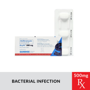 Rx: AZYTH Azithromycin Tablet  - 500mg