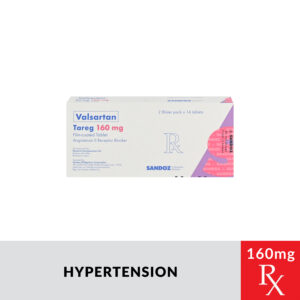 Rx: TAREG Valsartan Film‑Coated Tablet - 160mg