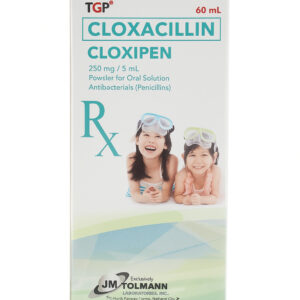 Rx: CLOXIPEN Cloxacillin Oral Solution 250mg per - 60ml