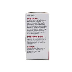 Rx: TGP Salbutamol + Guaifenesin Capsules - 2mg/100mg - 1 Capsule Only - Image 2