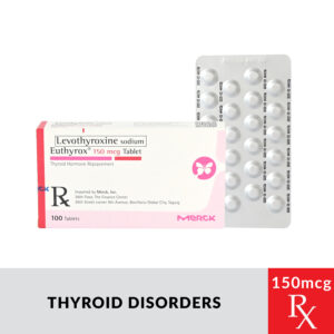Rx: EUTHYROX Levothyroxine Sodium Tablet - 150mcg