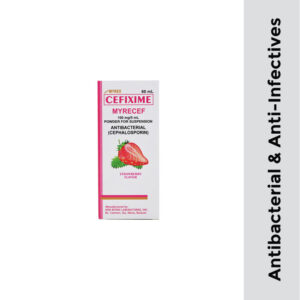 Rx: MYRECEF Cefixime Powder for Oral Suspension 100mg - 60ml