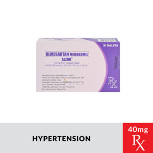 Rx: ALZOR Olmesartan Medoxomil Tablet  - 40mg
