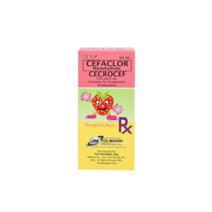 Rx: CECROCEF Cefaclor Monohydrate Suspension 250mg - 60ml