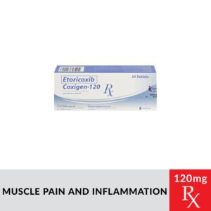 Rx: COXIGEN Etoricoxib Film‑Coated Tablet - 120mg