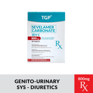 Rx: SEV C Sevelamer Carbonate Film‑Coated Tablet  - 800mg