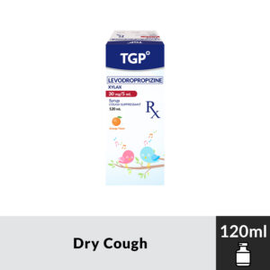 Rx: XYLAX Levodropropizine Syrup 30mg per  - 5ml/120ml