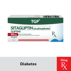 Rx: GLIPTINS Sitagliptin Film‑Coated Tablet - 50mg