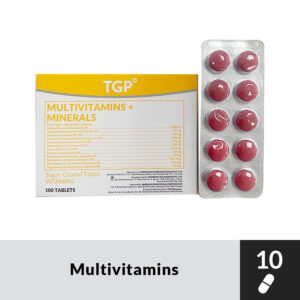 TGP Multivitamins + Minerals Tablet - 10pcs