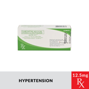 Rx: ALZOR HCT Olmesartan Medoxomil + Hydrochlorothiazide Tablet - 20mg/12.5mg
