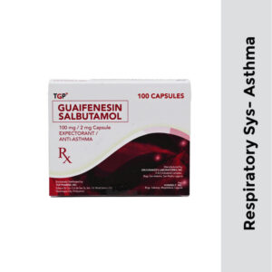 Rx: TGP Salbutamol + Guaifenesin Capsules - 2mg/100mg