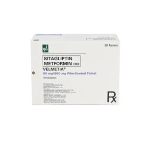 Rx: VELMETIA Sitagliptin + Metformin Tablet - 50mg/500mg - Image 2