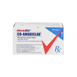 Rx: RITEMED Co‑Amoxiclav Film‑Coated Tablet 500mg - 125mg - One Tablet - Image 2