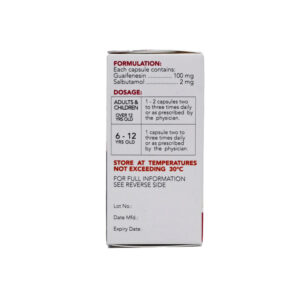 Rx: TGP Salbutamol + Guaifenesin Capsules - 2mg/100mg - 1 Capsule Only - Image 3