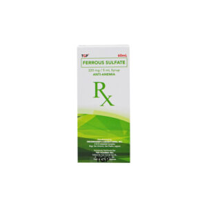 Rx: TGP Ferrous Sulfate Syrup 220mg - 60 ml