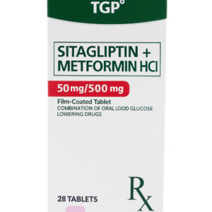Rx: TGP Sitagliptin plus Metformin Film‑Coated Tablet - 50mg/500mg - Image 1