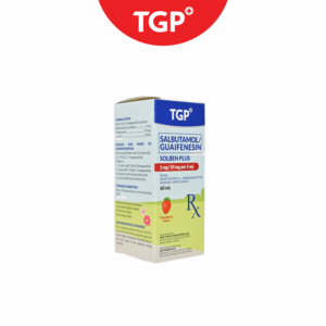 Rx: SOLBEN PLUS Salbutamol + Guaifenesin Syrup 1mg/50mg - 60ml - Image 3