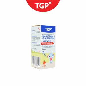 Rx: SOLBEN PLUS Salbutamol + Guaifenesin Syrup 1mg/50mg - 60ml - Image 2